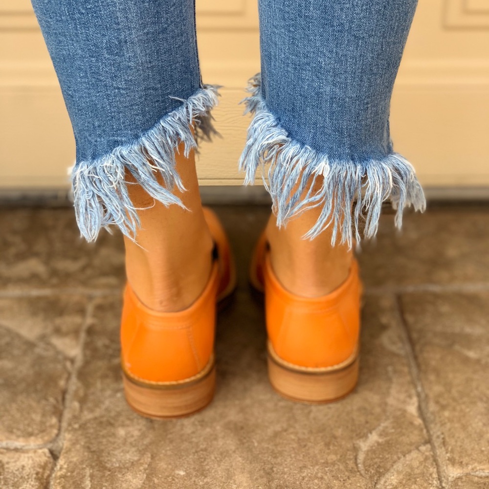 Crush Artisan Distressed Leather Boyfriend Loafers - Picture 4 of 7